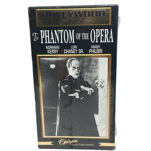 The Phantom Of The Opera VHS Hollywood Gold Eycelsior Collectors Edition Horror